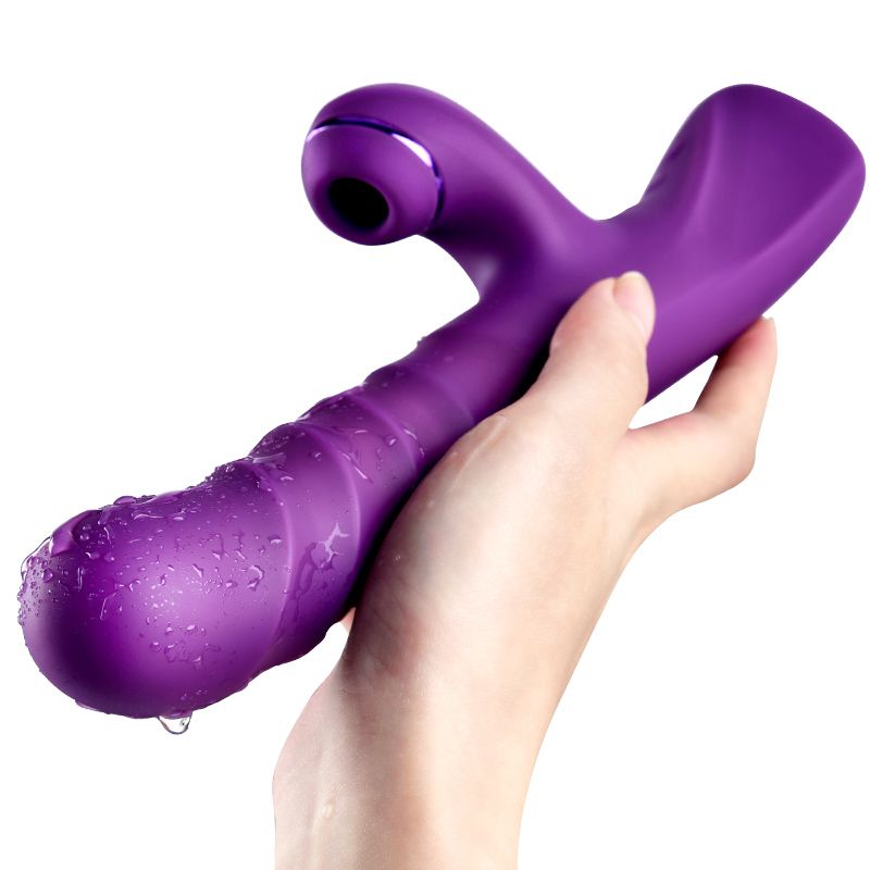 Body-safe silicone
Sucking, vibrating and thrusting functio... Erocome - Phoenix - Purple photo-2
