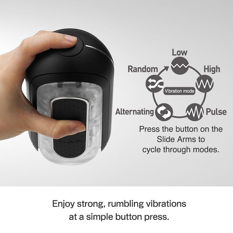 With a firmer material than the original FLIP ZERO EV, the v... Tenga - Flip Zero Electronic Vibration - Black photo-6