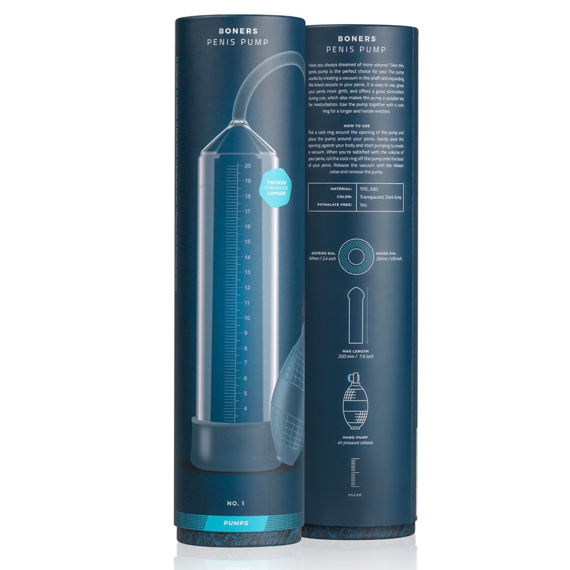 Give your penis more volume with this Boners penis pump. App... Boners - Penis Pump No.1 - Black photo-5