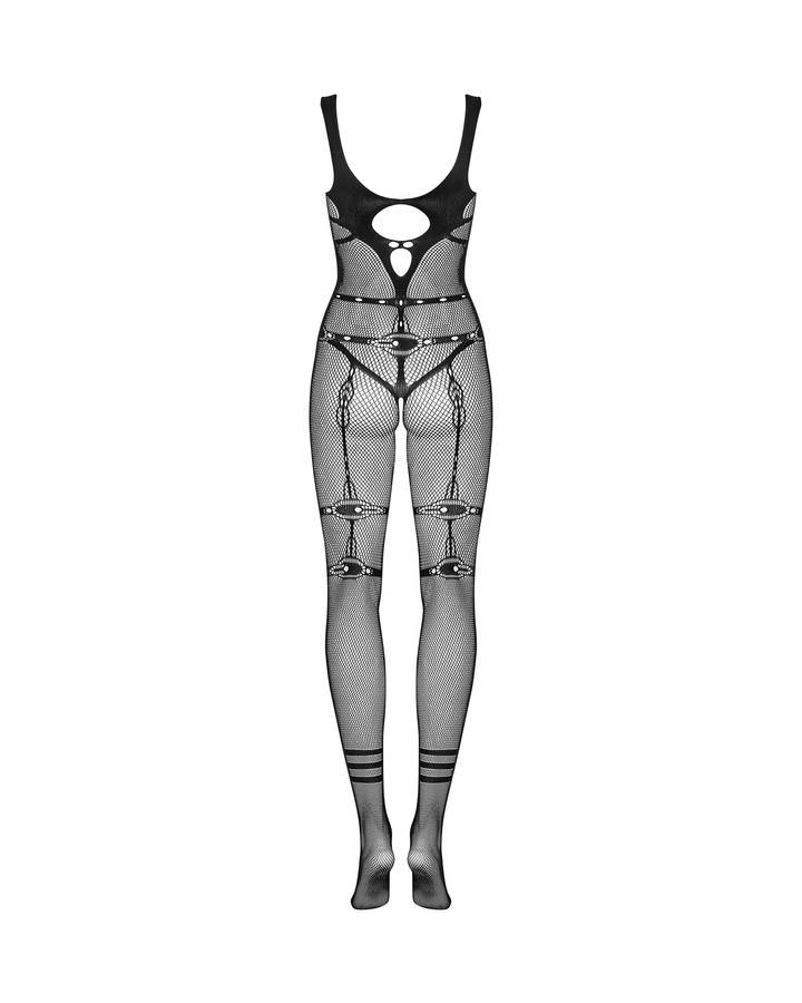 How about a sexy little something that will make the world h... Obsessive - Bodystocking N123 - Black - S/M/L photo-6