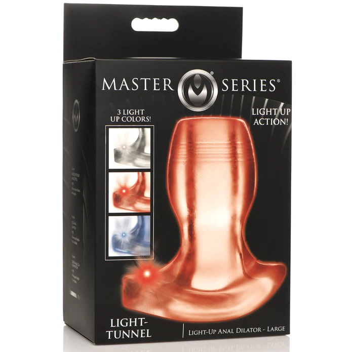 You're gonna love what's at the end of this tunnel o... Master Series - Light-Tunnel Anal Dilator L - Clear photo-12