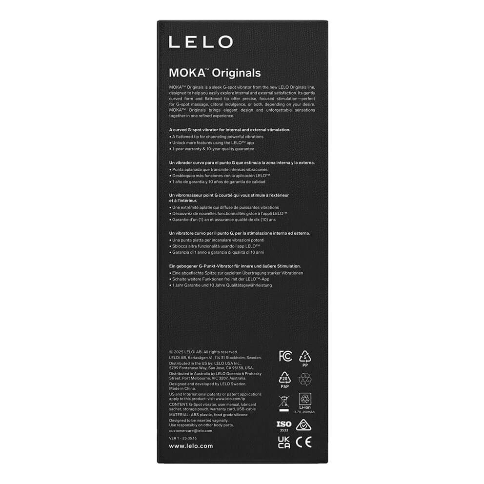 隆重推出 LELO Originals,全新系列专为初踏入性福旅程或渴望重拾亲密本质的人士而设计,多款精致必备之选... Lelo - Moka Originals APP G-spot Vibrator - Purple 照片-7