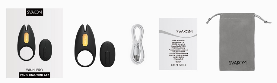坐下来,让自己舒适一点,然后让 SVAKOM APP 掌控一切。Winni 2 具备蓝牙功能,完全兼容 SVAKOM A... Svakom - Winni 2 阴茎环 - 黑色 照片-11
