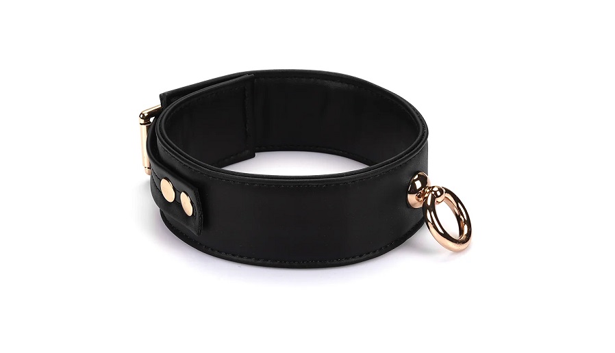 Organosilicon series designed to add a touch of adventure an... Liebe Seele - Organosilicon Collar w Leash - Black photo-2