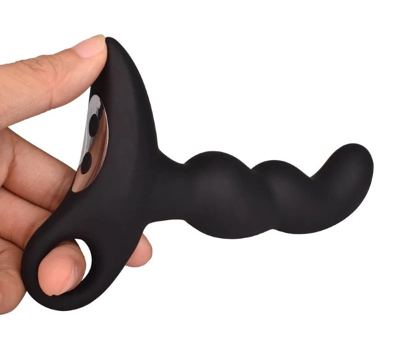 10 mode Vibrating
Rechargeable 100% Li Battery with Seik... Erokay - Spartacus Barca Anal Vibe - Black photo-3