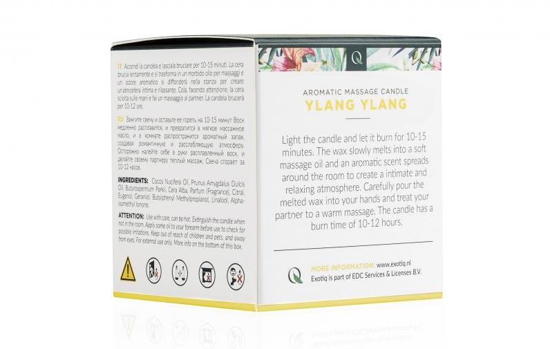 Enjoy or give a lovely massage with this Exotiq massage cand... Exotiq - Massage Candle Ylang Ylang - 60g photo-5
