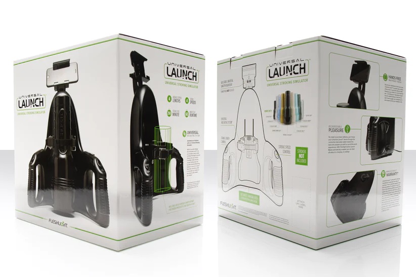 Strap in and hold on! Automate your fantasies with universal... Fleshlight - Universal Launch - Black photo-12