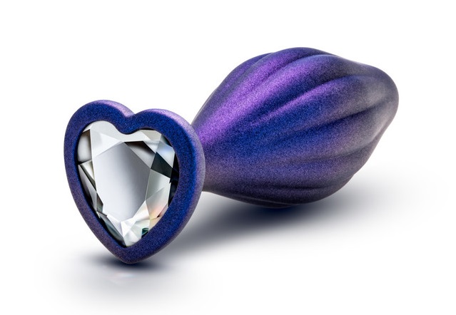 Whether you're a beginner or an experienced anal enthusi... AAM - Wavy Bling Plug - Blue photo-2