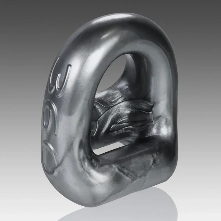 360 is the new two in one cockring and ballsling from OXBALL... Oxballs - 360 Ballsling Ring - Steel photo-3