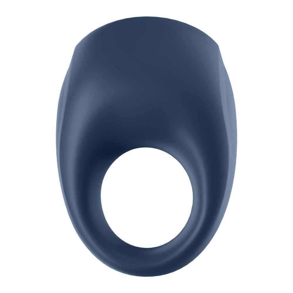 The Strong One cock ring made of body-friendly silicone will... Satisfyer - Strong One Ring - Dark Blue photo-5