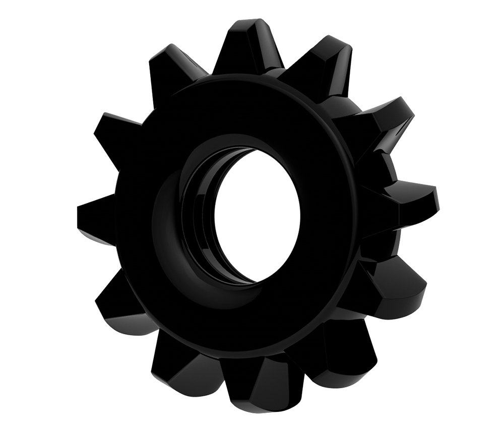 POWER PLUS cockring series will make his rod thicker for mor... Lovetoy - Power Plus Cockring 4.5cm - Black photo-2