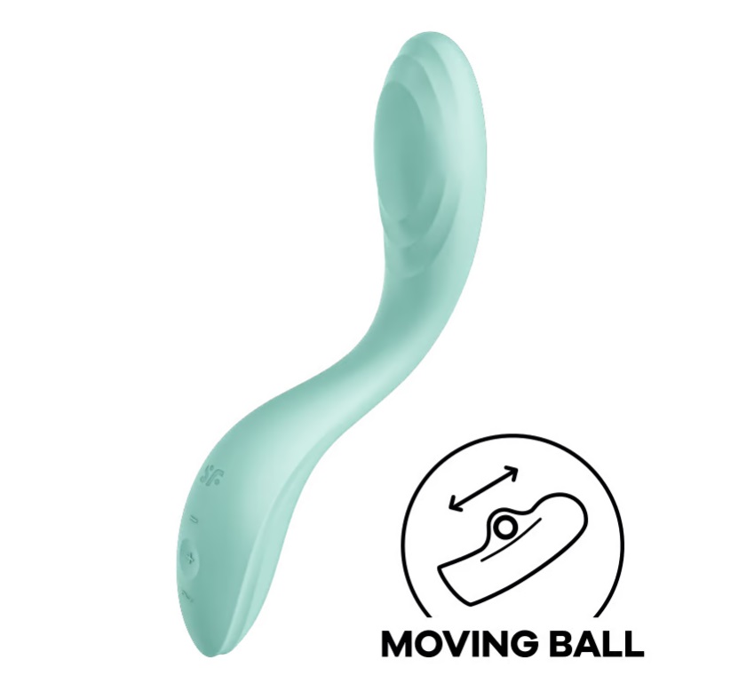 A whole new type of G-spot stimulation can be discovered wit... Satisfyer - Rrrolling Pleasure - Mint photo-3