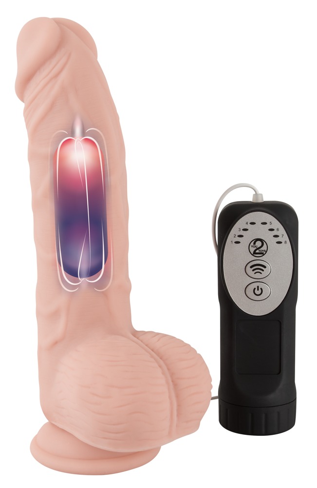 Pulsating arousal!
This Pulsating Vibrator from Medical Sili... Medical Silicone - Pulsating Dildo w Remote photo-3