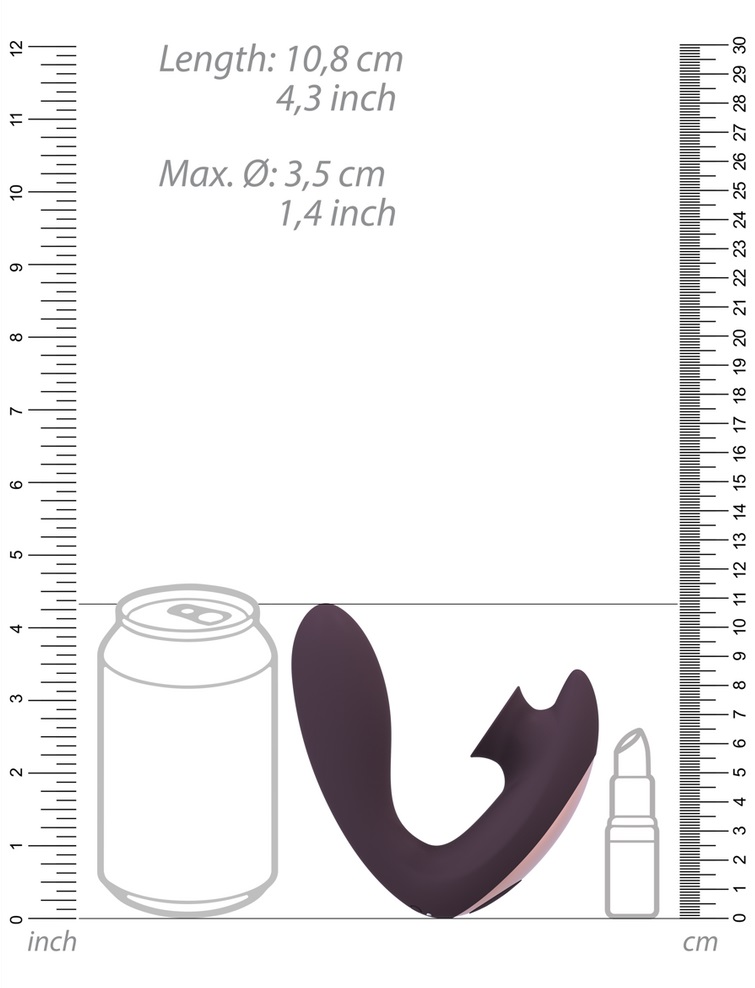 The Desirable has a super powerful new generation F1 motor w... Irresistible - Desirable Bendable Vibrator - Purple photo-10