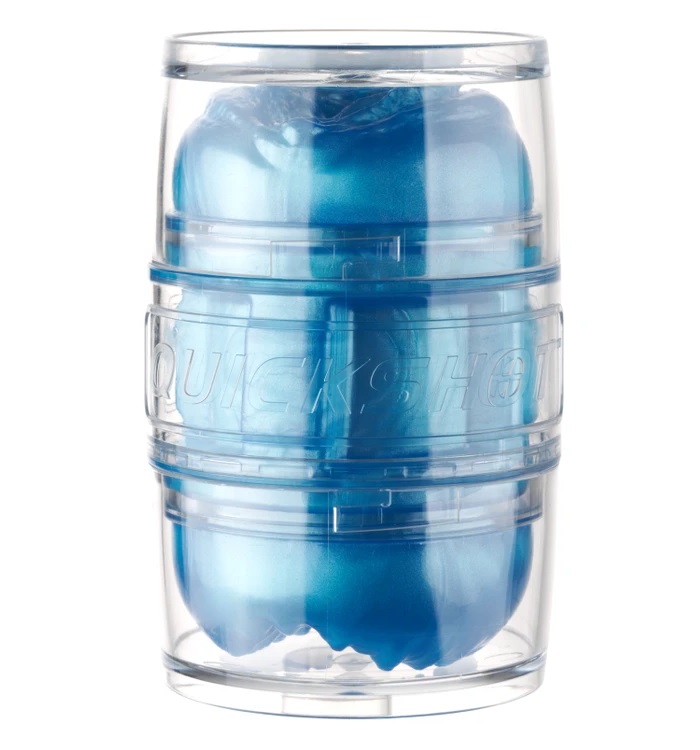 Limited Edition Alien blue metallic Mouth and Butt masturbat... Fleshlight - Quickshot Alien - Blue photo-3