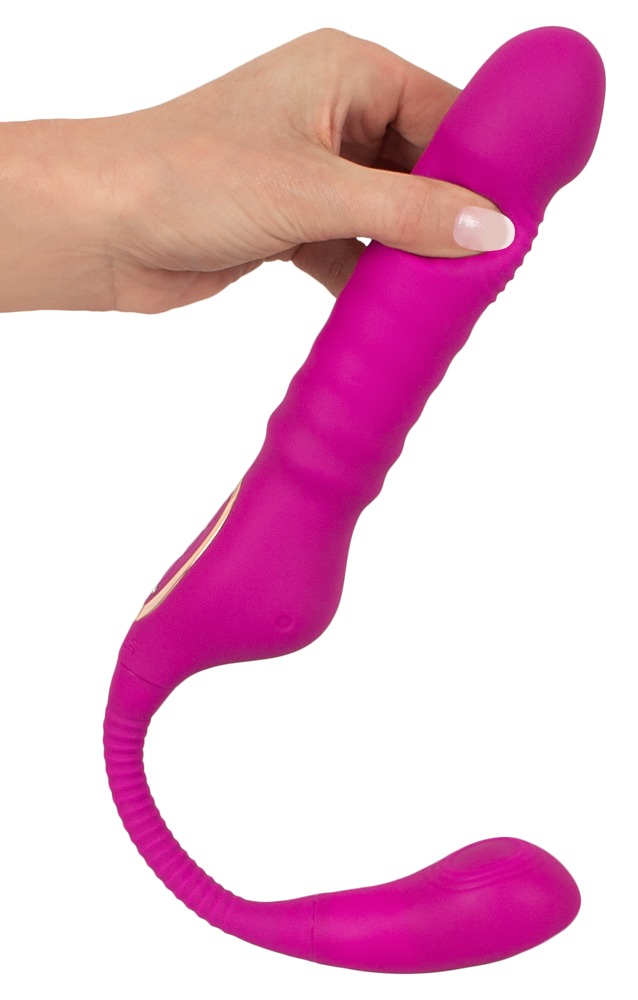 Deep double pleasure!
The flexible 3 Function Vibrator from ... Javida - 3 Function Vibrator - Pink photo-3