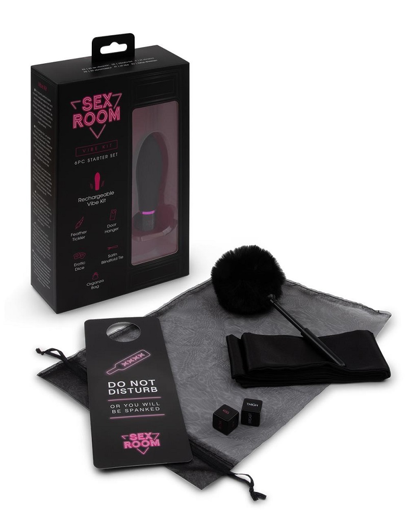 This Sex Room Vibe Kit is the perfect set for turning any sp... Dreamtoys - Sex Room Vibe Set - Black photo-12