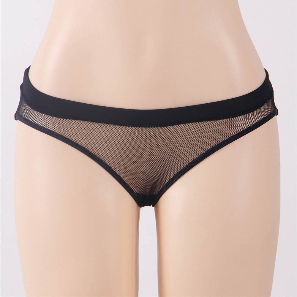 Sexy Netted Open Back Hipster Panties
Material &... Ohyeah - Open Back Hipster Panties - Black - M photo-5
