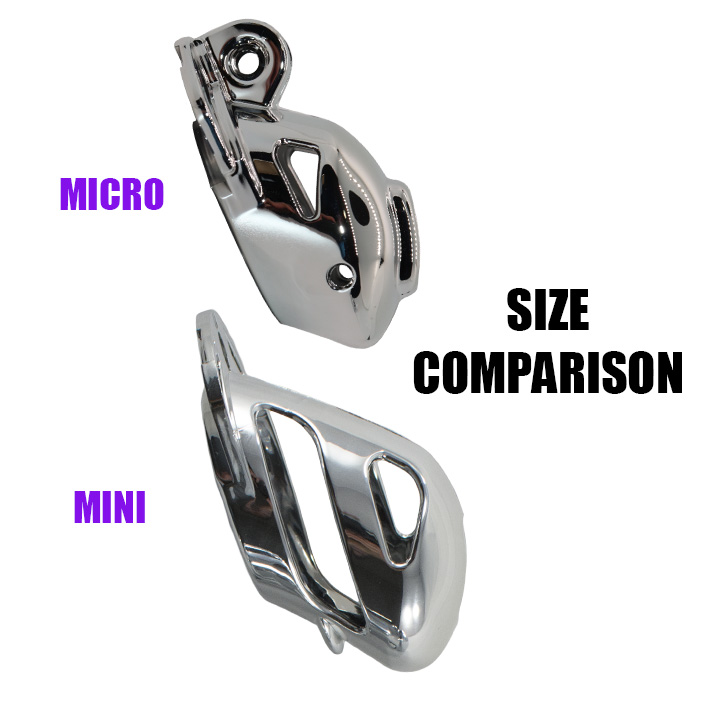 Is The Vice Mini too big for you? Are you looking to squeeze... Locked in Lust - Vice Micro Chasity Cage - Black photo-6