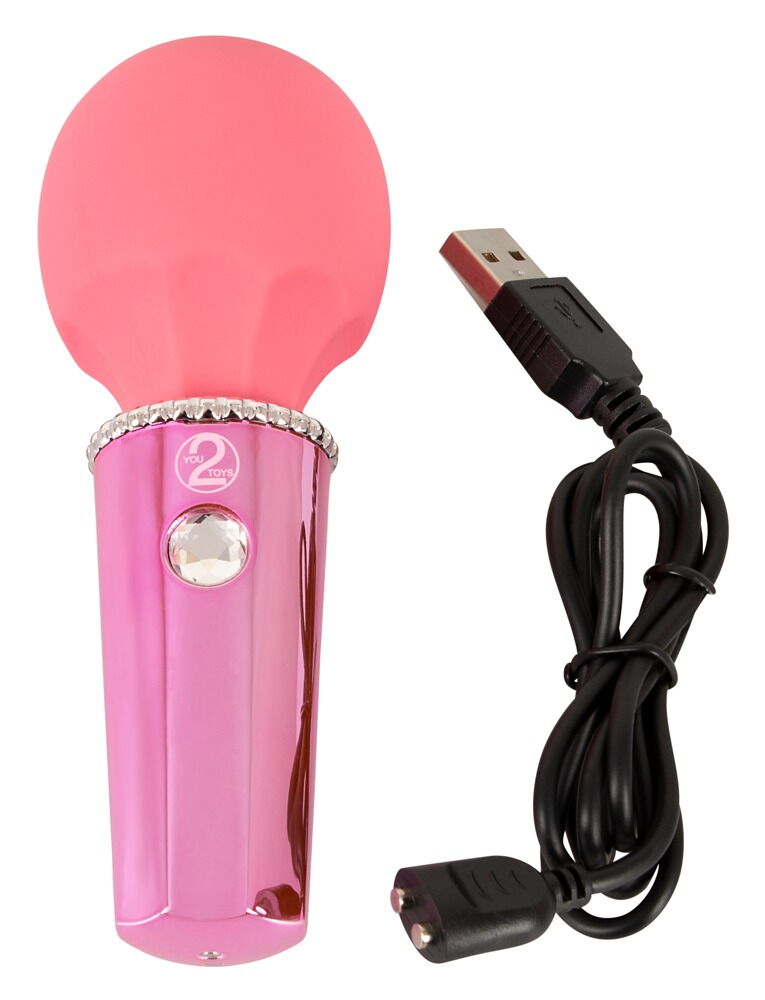 Stylish glamour design for hot sensations!
Small & compact m... You2Toys - Mini Wand Massager - Berry photo-7