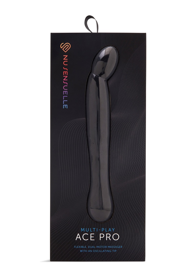 Looking for tantalizing temptation? Meet Ace Pro, a flirtati... Nu Sensuelle - Ace Pro Multi Play Vibe - Black photo-7