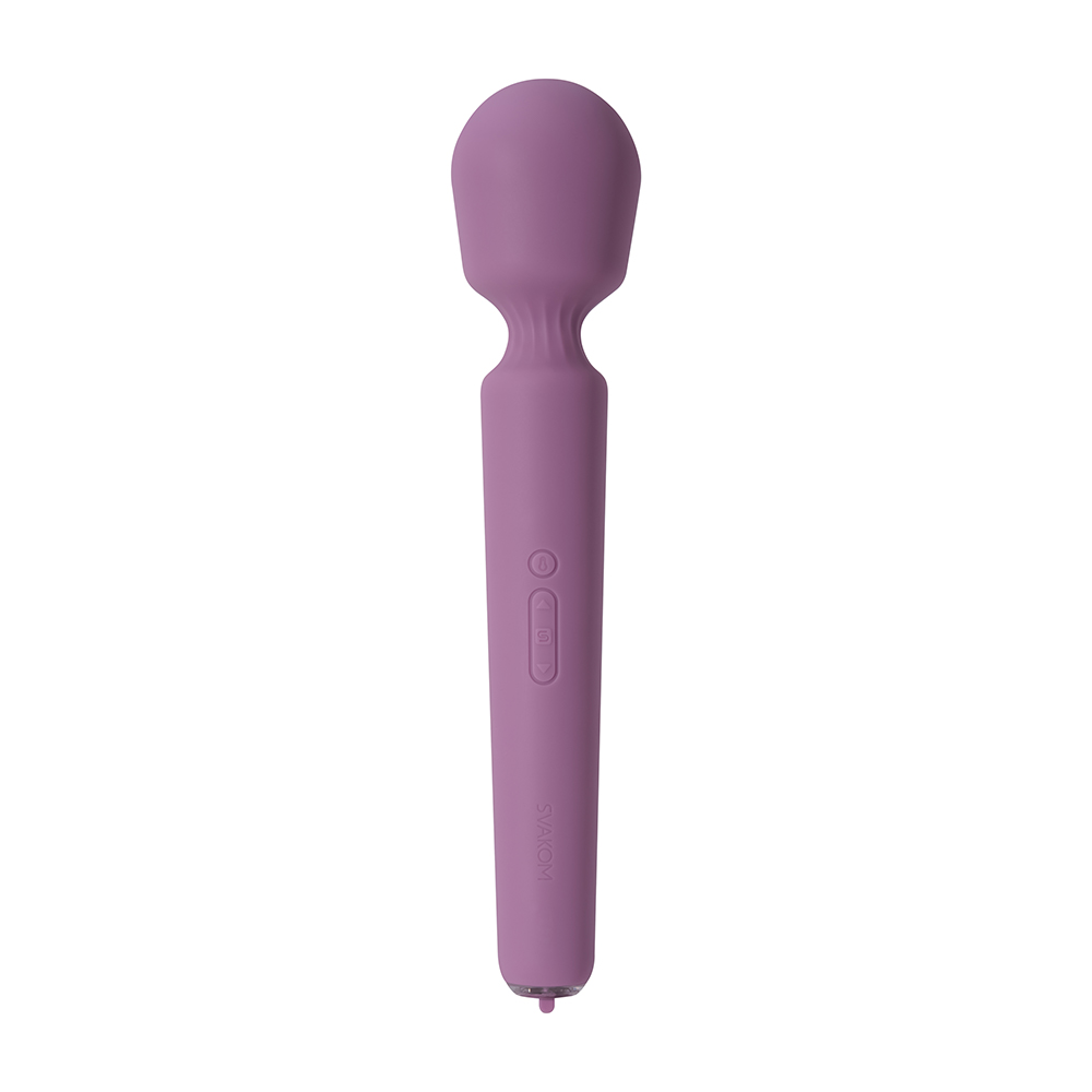 Emma Neo 2 comes with a versatile rabbit ears attachment for... SVAKOM - Emma Neo 2 Interactive Wand Vibrator - Romantic Rose photo-2