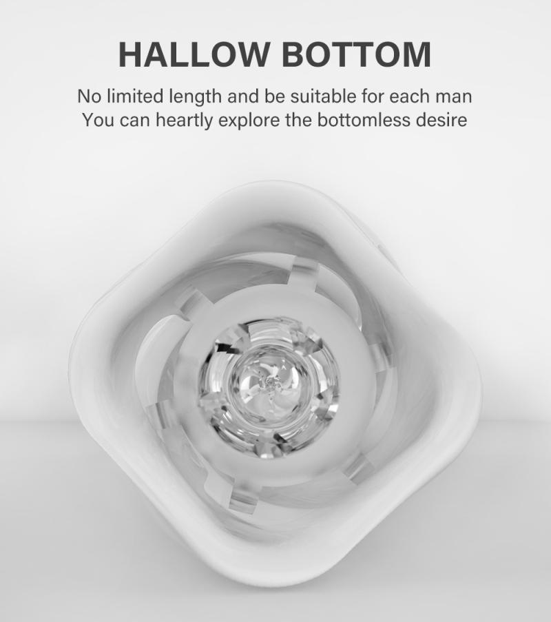 Air-flow design burn your passion through one by one wave of... Drywell - Hurricane Masturbator - White photo-5