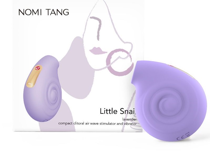 Little Snail is a handy clitoral air wave stimulator with a ... Nomi Tang - Little Snail - Lavender photo-9