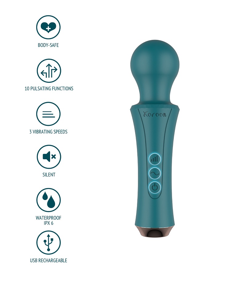 Meet your new best friend: the Personal Wand by XOCOON. This... Xocoon - Personal Wand - Green photo-5