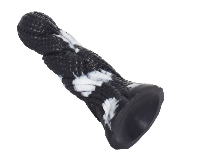 Material: silicone
Size: 13.5*3.3cm
Diameter: 3.3cm
Net weig... FAAK - Medusa Dildo - Black/White photo-5