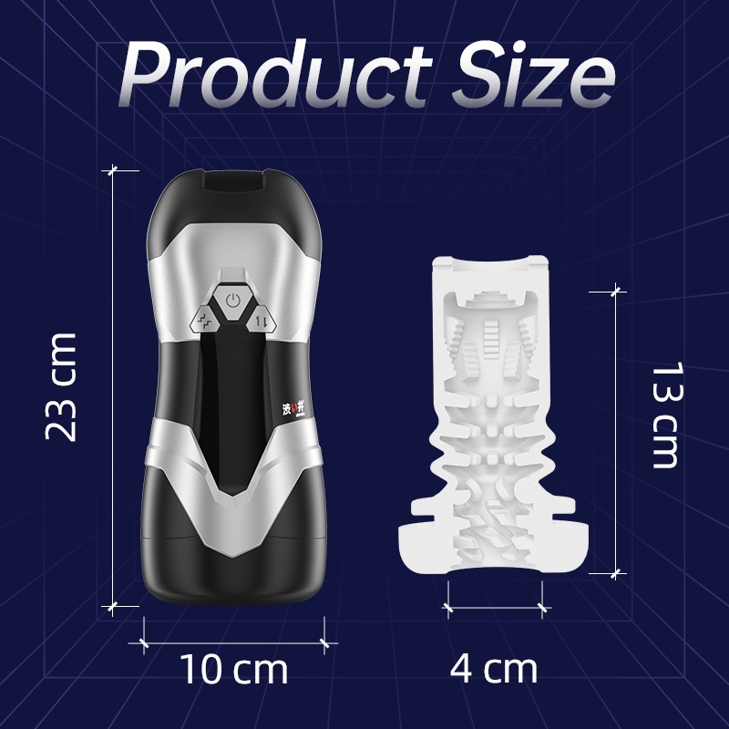 9 Vibrating modes
3 Thrusting modes
Super powerful moto
Soft... Drywell - Dva Thrusting Masturbator - Dark Grey photo-12