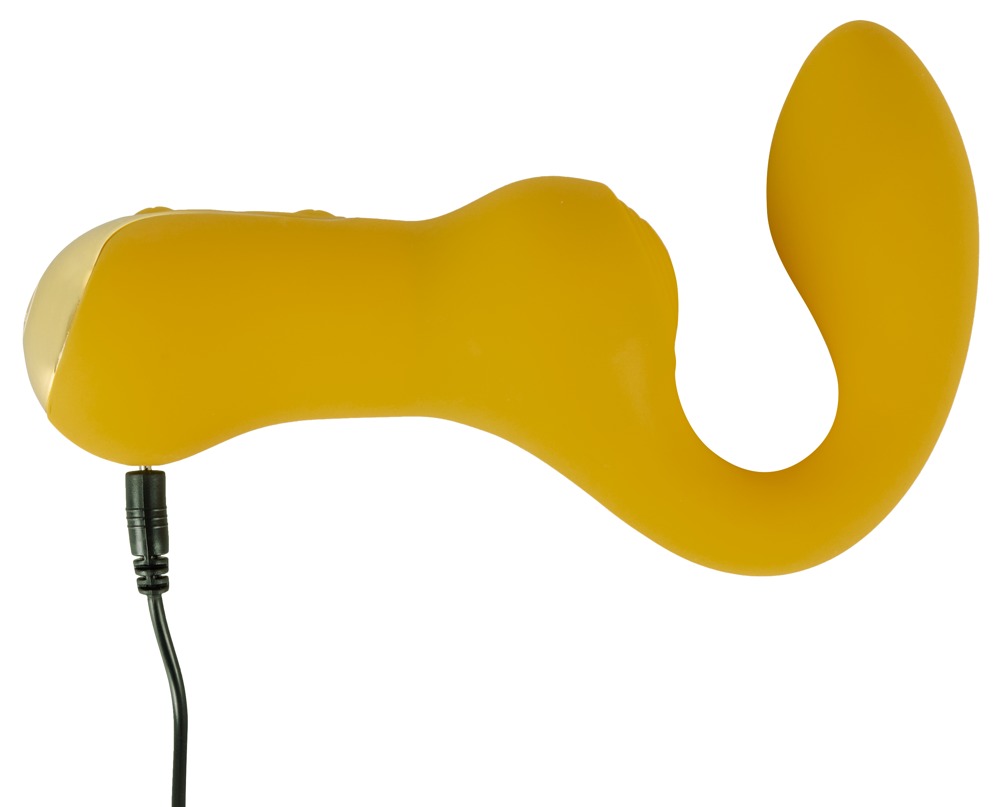 Simultaneously stimulates the vagina and clitoris!
Dynamic, ... YNF - Double Vibrator - Yellow photo-10