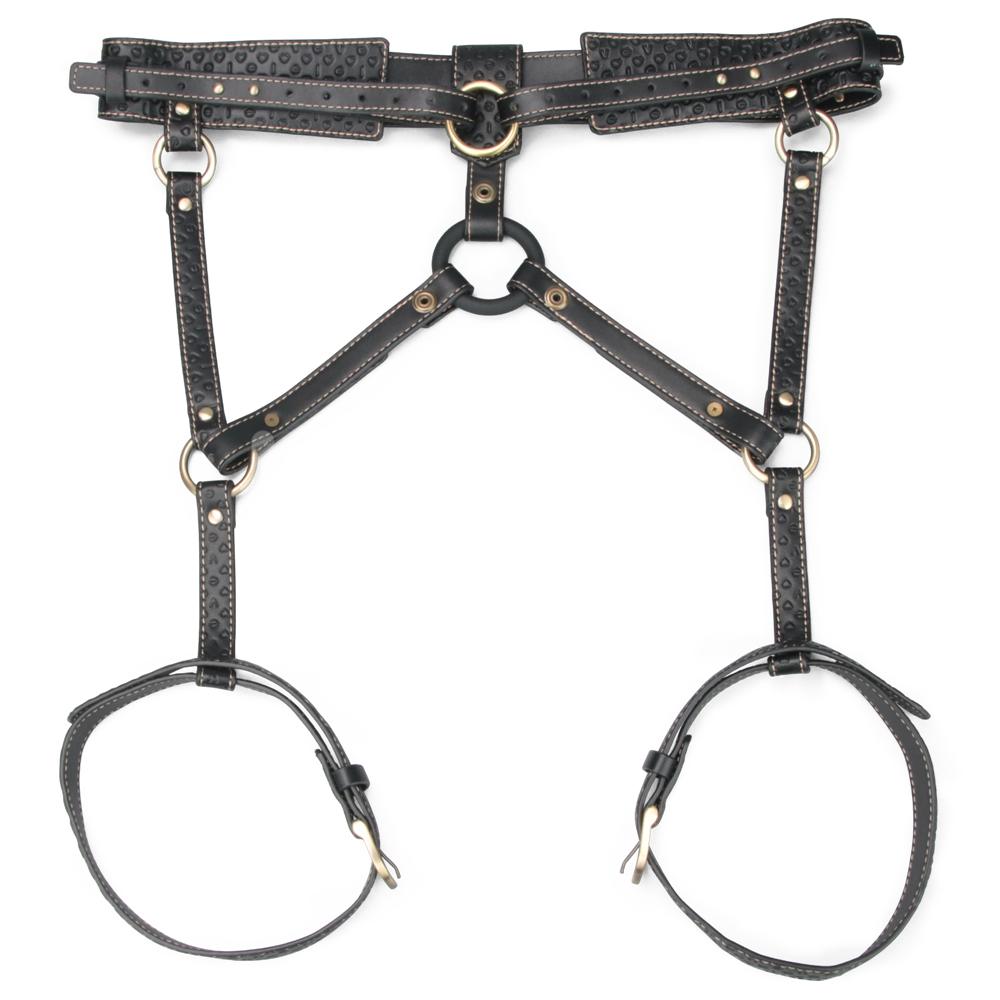 Unleash the essence of edgy luxury with our Rebellion Reign ... Lovetoy - Rebellion Reign Full Body Harness - Black photo-5