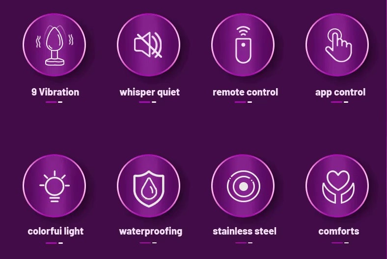Heart base anal plug can be controlled with the included rem... MT - Heart App Vibro Plug M - Clear photo-6