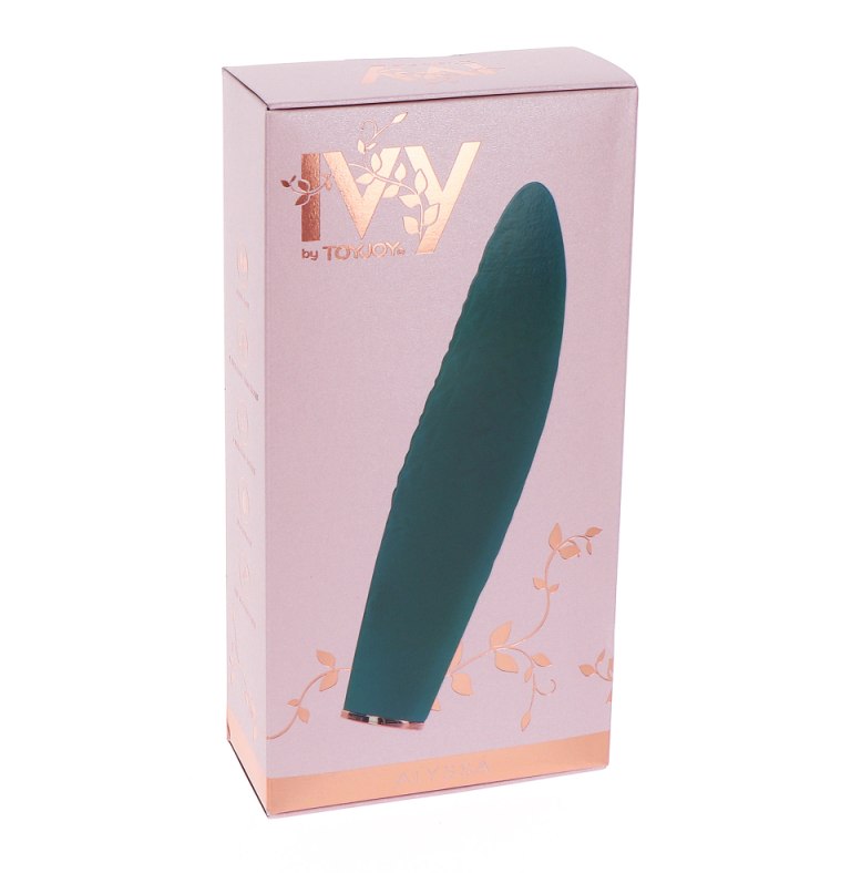 With just one silky touch IVY by TOYJOY will fulfil your des... ToyJoy - Alyssa Textured Stimulator - Green photo-7
