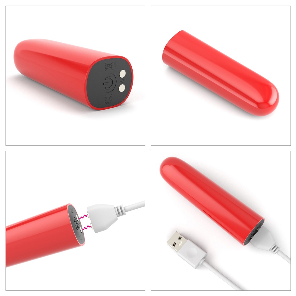 Rechargeable IJOY Bullet Scream is sized to stay at your sid... Lovetoy - IJOY Bullet Scream - Red photo-9