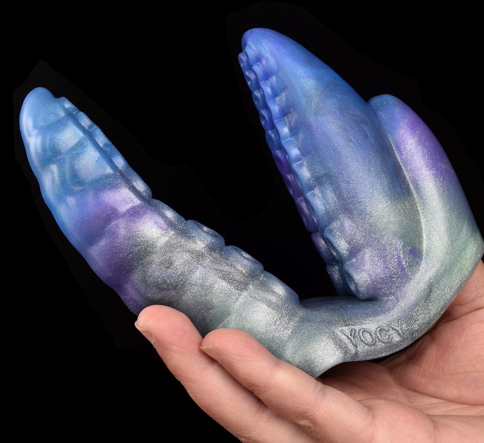 Material: silicone
Intotal L: 13cm
Outer Diameter: 4.8cm&nbs... FAAK - Tentacle Vibro Finger Sleeve - Galaxy photo-7