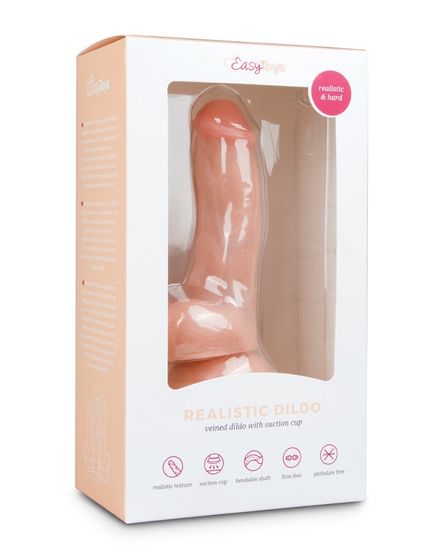 If you like the feeling of handling the real thing, then mak... Easytoys - 15cm Realistic Dildo - Flesh photo-6