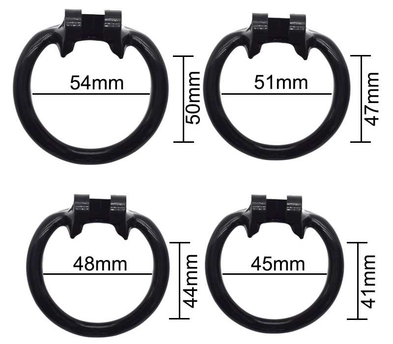 Male chastity device - bird cock cage
Total high: 99mm ... FAAK - Long Bird Chastity Cage - Black photo-8