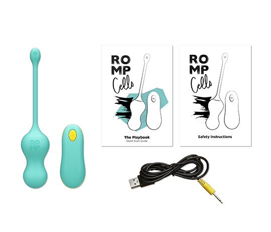 ROMP Cello is a remote-controlled G-Spot Vibrator designed t... Romp - Cello Egg - Green photo-11