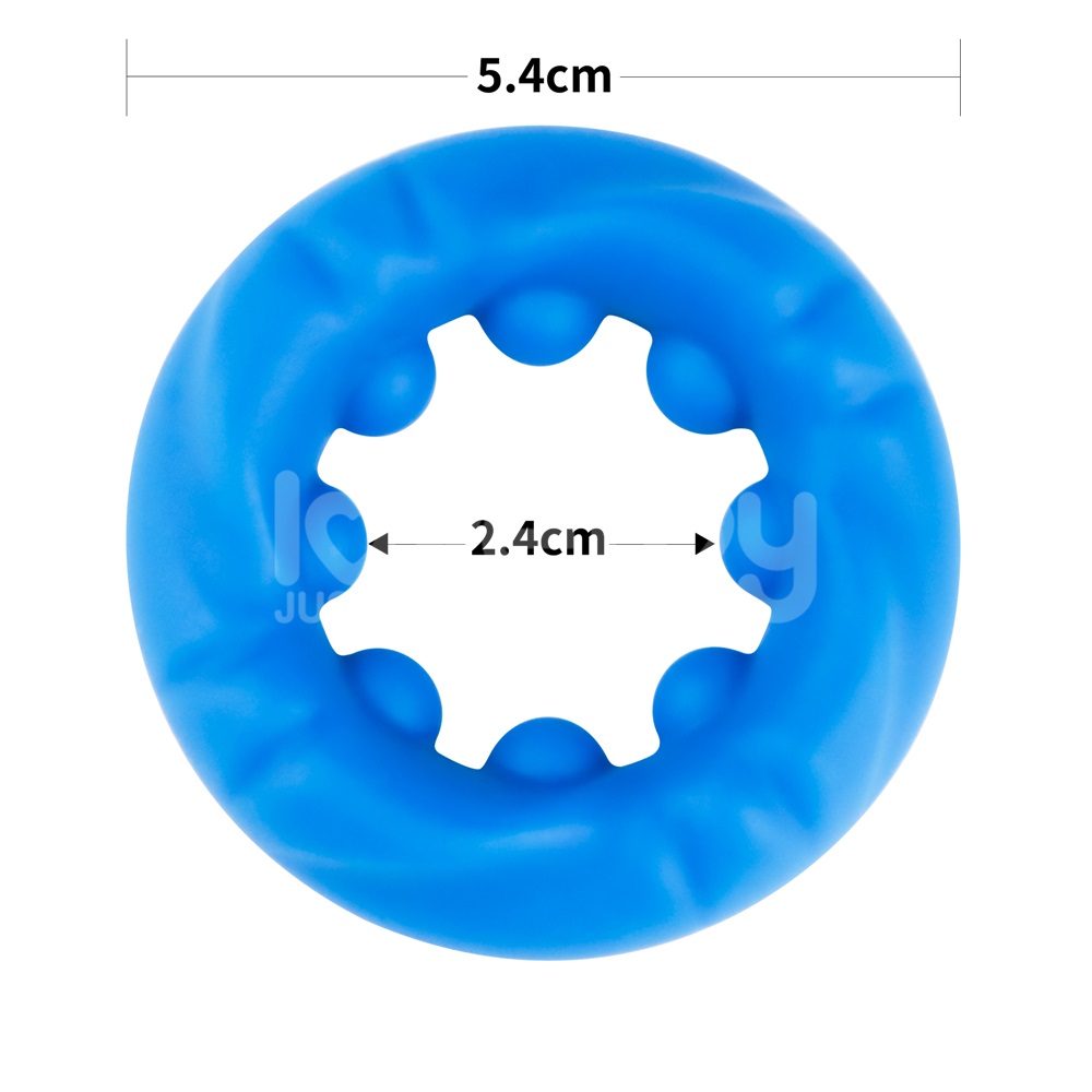 Elevate your experience with the Ridge Bump Stretcher, boast... Lovetoy - Pinnacle Pro Ridge Bump Stretcher - Blue photo-9