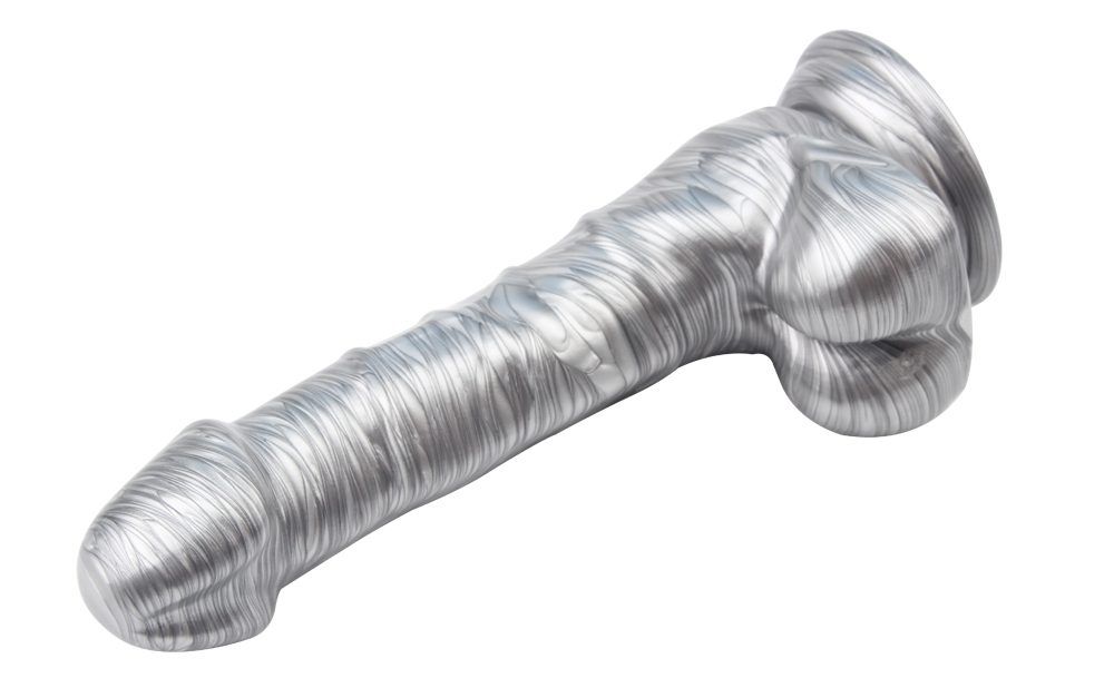 Anti-bacterial, Better-than-real, Strong suction cup
Materi... Chisa - Justin Sider Dildo - Silver photo-5