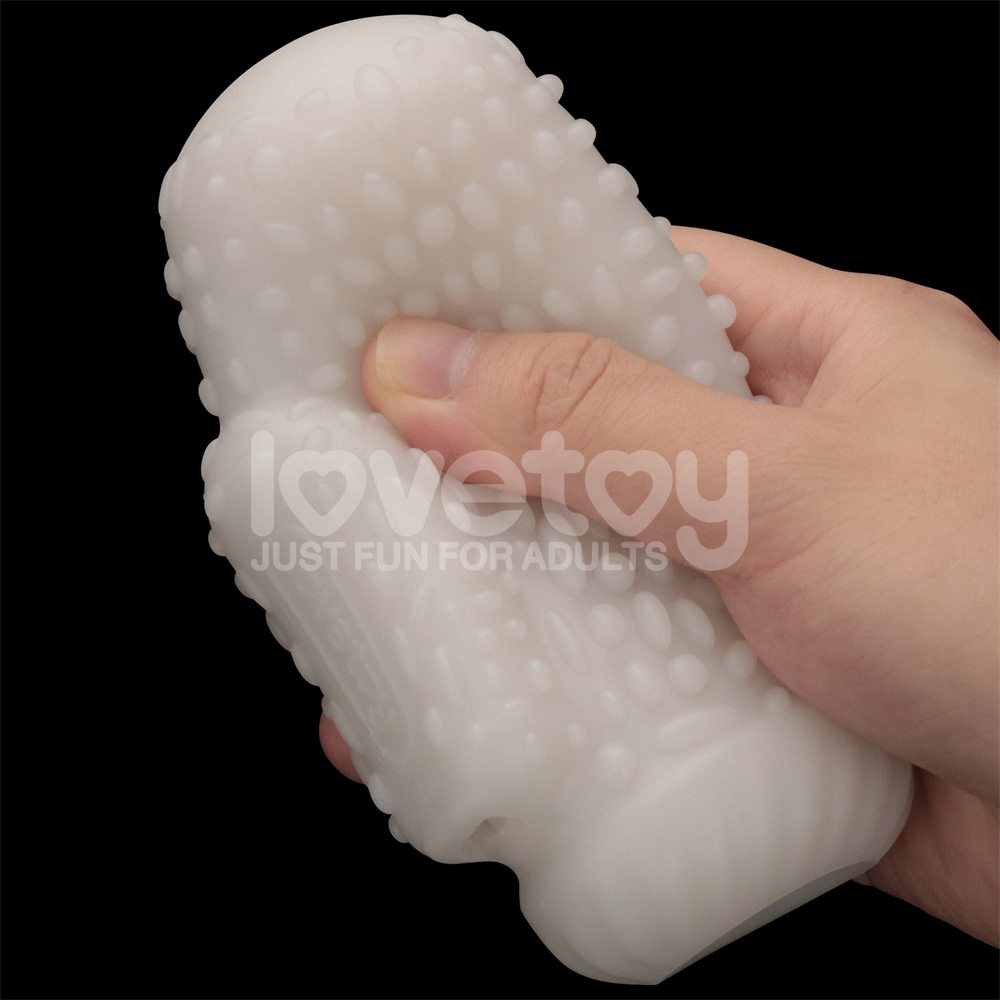 Discover ultimate pleasure and versatility with the Lovetoy ... Lovetoy - Knights Ring Vibro 2in1 Sleeve - Drip photo-3