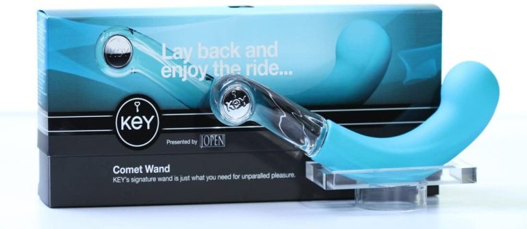 KEYs signature G Spot Wand is weighted and curved for G Spot... Key - Comet G-Spot Wand - Blue photo-5