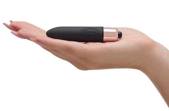 Press and massage the tapered tip of the Whole Lotta Love bu... So Divine - Whole Lotta Love Bullet - Black photo-3