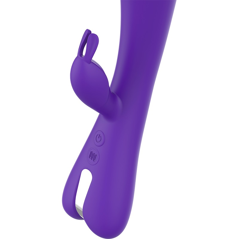 Simultaneously stimulates clitoris and vagina. An elegant ra... Mr Boss - Aitor Rabbit Vibe - Purple photo-5