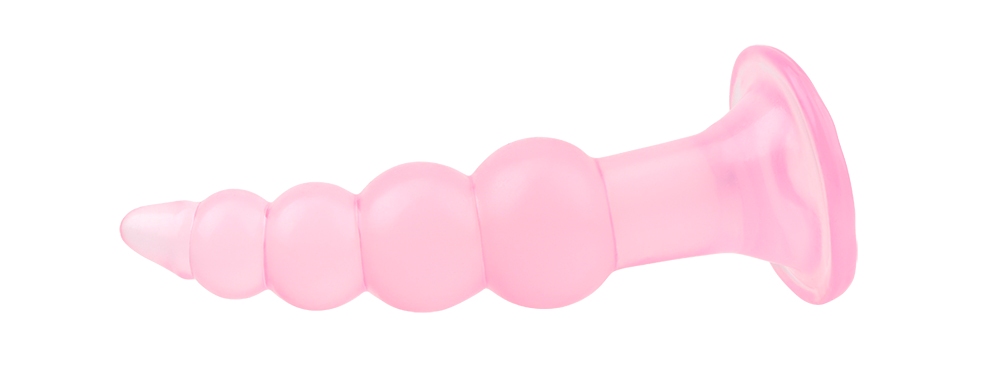 Anti-Bacterial, Better-Than-Real, Phathalate Free, Anal Trai... Chisa - Bumpy Butt Plug - Pink photo-3
