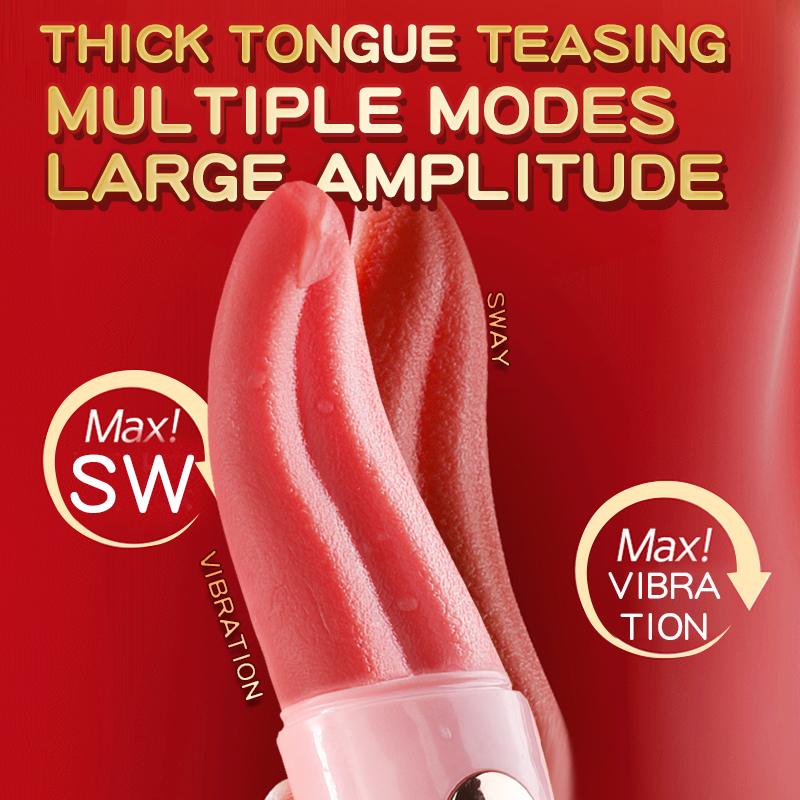 10 Kinds of licking
Rechargeable Lithium Polymer Battery
Ba... Secwell - Space Tongue Vibrator - Pink photo-3