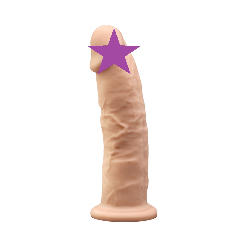 Bright dildo for bright orgasms! Ultra-soft silicone on the ... Silexpan - 7" Dual Destiny Vibro Dildo - Flesh photo-2