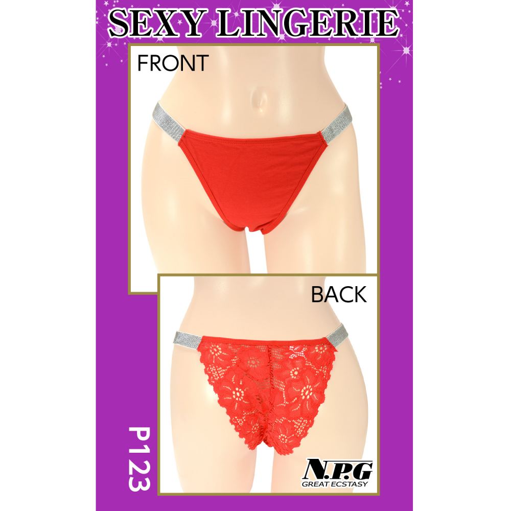 NPG - P123 Sexy Panties - Red photo-3